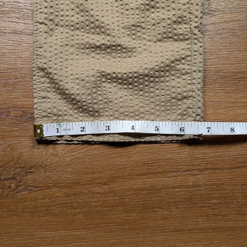 Bonobos Golf Seersucker Chino Pants Mens 32x34 Beige Slim Fit Lightweight